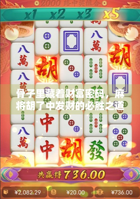 骨子里藏着财富密码，麻将胡了中发财的必胜之道